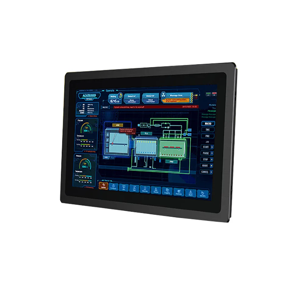 

7/8 inch embedded industrial display touch screen capacitive resistance fully enclosed industrial control waterproof 15