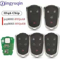 Jingyuqin zdalny kluczyk samochodowy 315Mhz 433Mhz ID46 Chip do Cadillac ESCALADE /ESCALADE ESV 2015-2019 XTS CTS CT6 ATS HYQ2EB HYQ2AB