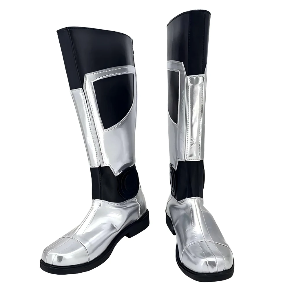 Fantazja Darth Cosplay Maul Buty Srebrne Kozaki Filmowa Bitwa Kosmiczna Disfraz Kostium Akcesoria Męskie Halloween Karnawał Obuwie