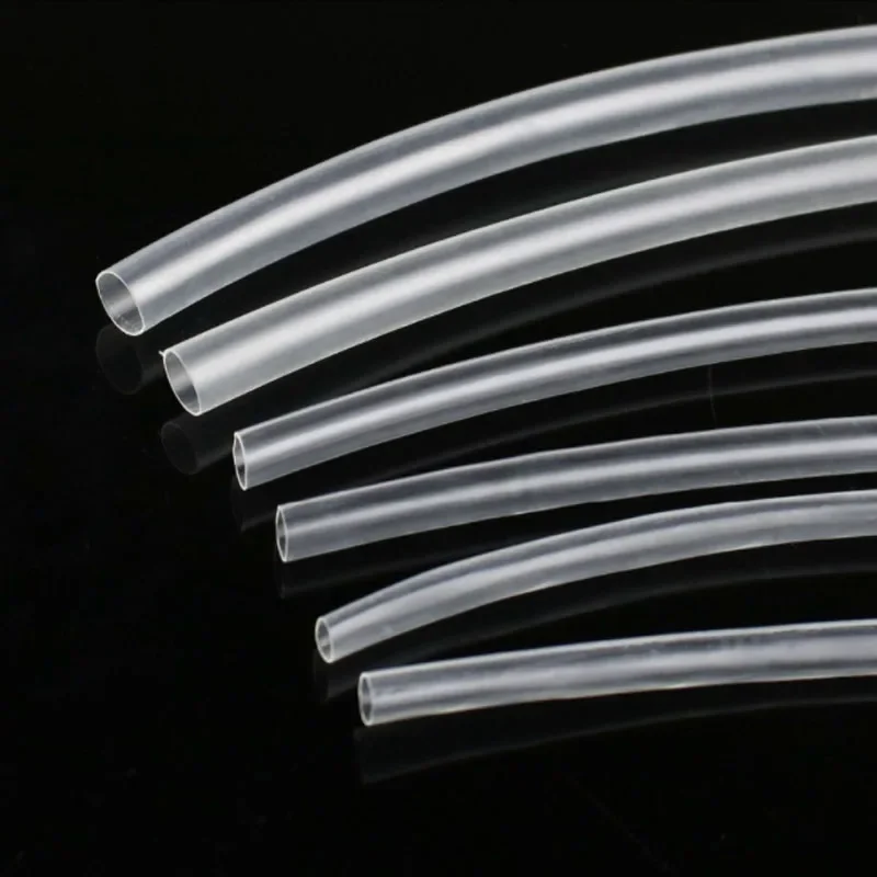 2:1 Clear Heat Shrink Tube Transparent Ultra thin cable sleeve Insulated Diameter 1mm-15mm