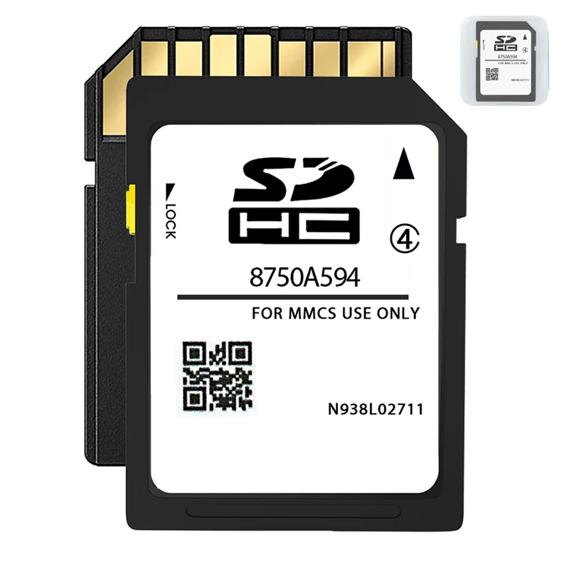 2024/2025 For Mitsubishi Navigation SD Card Outlander PHEV W-15 W-17 8750A594 GPS SD Card Maps