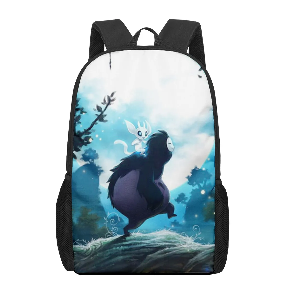 Ori And The Will Of The Wisps 3D Pattern School Bag for Children Girls Boys Casual Book Bags Kids Backpack Boys Girls Schoolbags