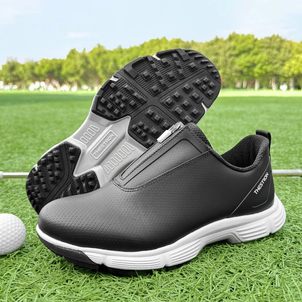 Golf Shoes Men Golf Sneakers Men Outdoor Golfing Footwear Walking Sport Caddie Shoe
