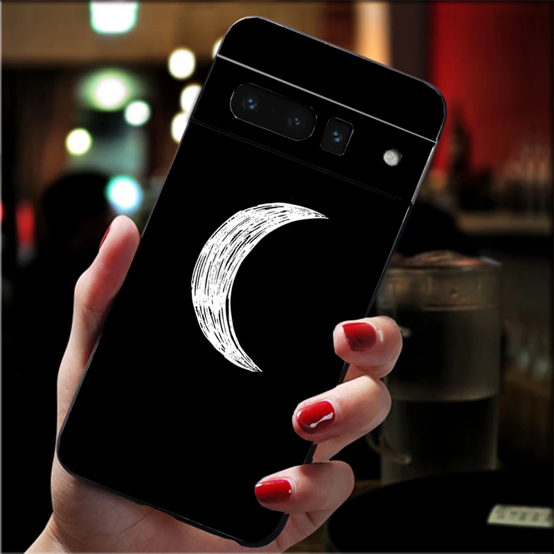 

Phone Case For Google Pixel 10 9 Pro XL 9A 8 7 6 Pro Pixel 8A 7A 6A Pixel 8 7 6 5 Space Astronaut Star Moon