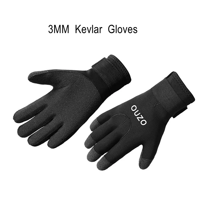 3MM Neoprene Kevlar Snorkeling Swim Gloves Anti Scratch Anti-stab Warm UnderWater Hunting Spearfishing Wetsuit Diving Gloves