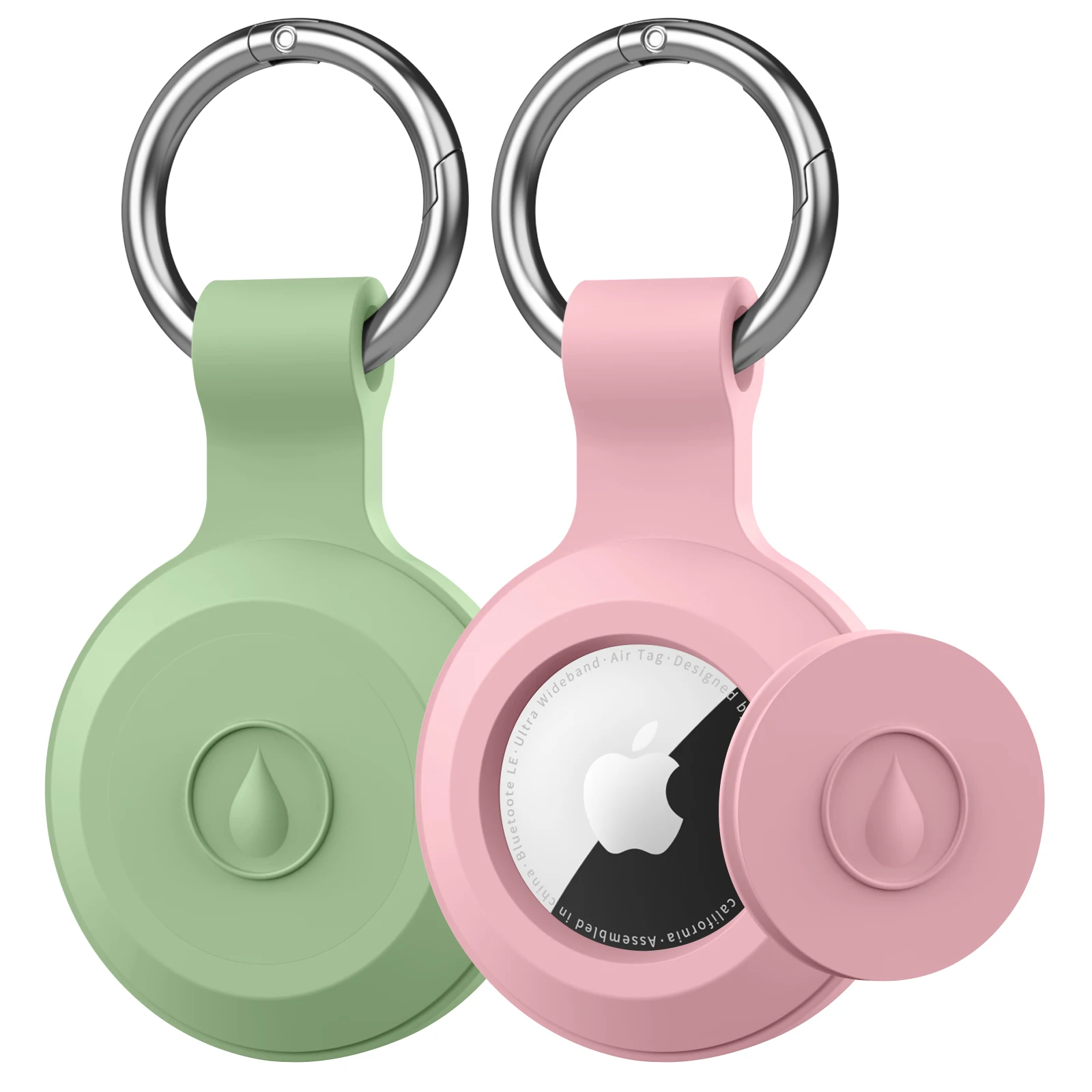 

Waterproof Cover for Apple Airtags Cases Silicone Protective Shell Tracker Accessories Anti-scratch Sleeve Keychain Air Tag Case