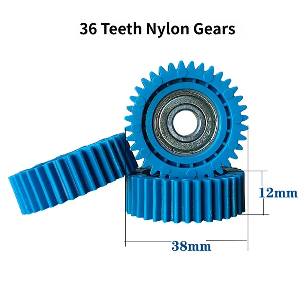 

3PCS E-Bike Nylon Gear 36 Teeth 38mm Planetary Motor Gear with 8mm Bearing Wheel For Bafang Motor Electric Bicycle Accessories