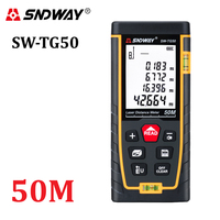 SNDWAY Laser Distance Meter Laser Rangefinder Laser Tape Measure 50M 70M 100M 120M Range Finder Ruler Diastimeter Roulette Tool