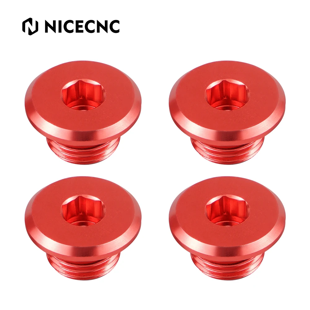 NiceCNC For Beta ENDURO RR RR-S 4T RACING 350 450 390 430 480 490 500 Engine Cap Set Billet Aluminum Red Motorcycle Accessories