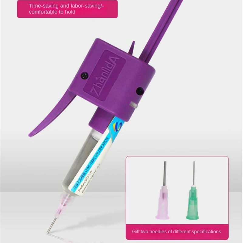 TubeMate Welding Oil Booster Press Type Auxiliary Manual Glue Gun Easy to Discharge Oil Solder Flux Propulsion Tools