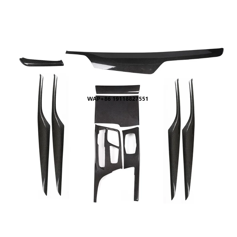

Real Dry Carbon Fiber Luxury Interior Kits for 18-20 5 Series G30 F90 M5 Car Trim Accessory
