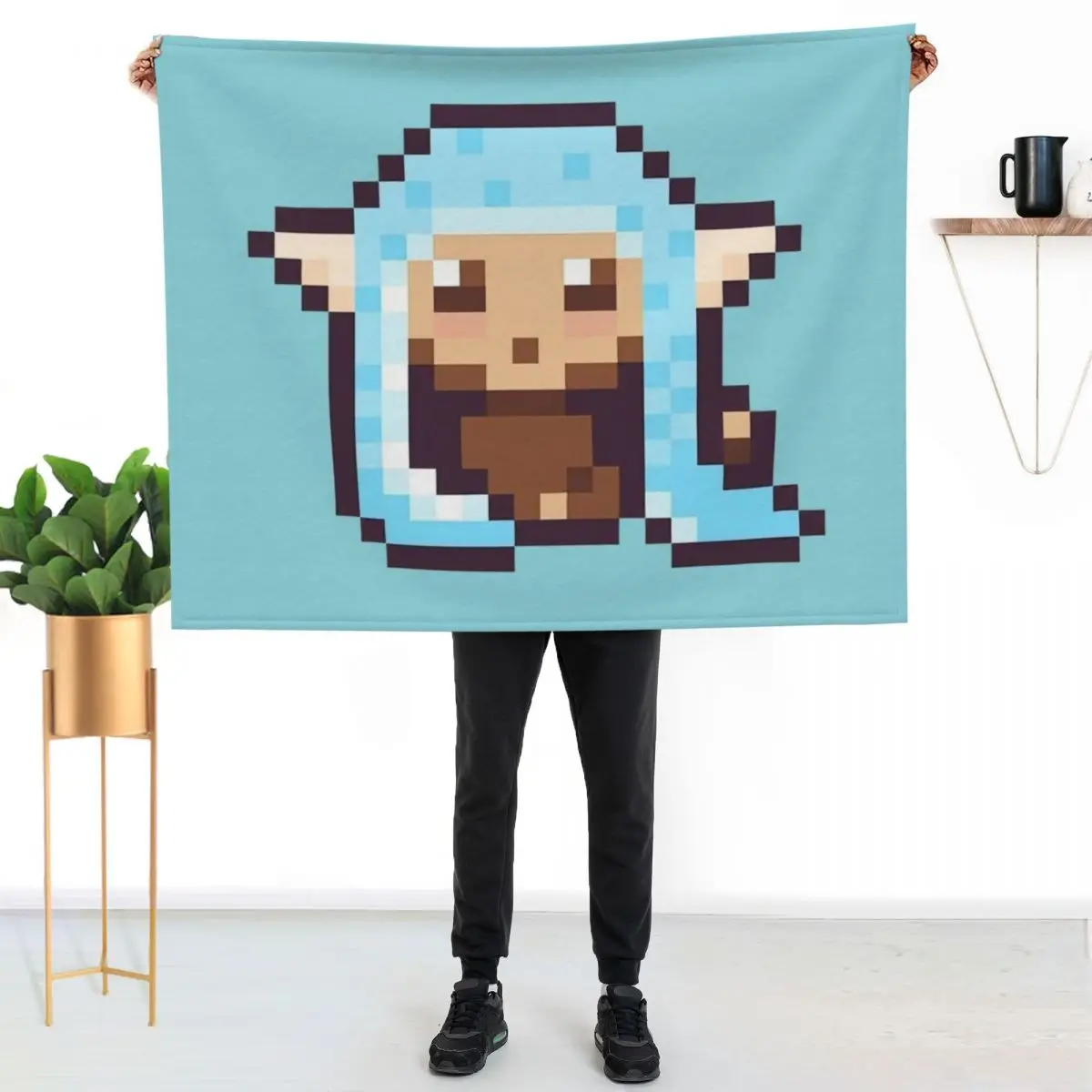 

Woomy Monkey Throw Blanket Ultra Soft Flannel Fleece Blanket for All Seasons