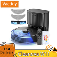 Vactidy Cleanova W11 Robot Vacuum Cleaner, Auto-Empty Station, LDS Laser Navigation, 5000Pa Powerful Suction 2-in-1 Vacuum & Mop
