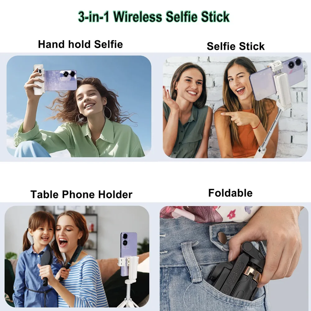 Mobile selfie stick handle tripod photography tool handheld stabilizer shooting assistant multifunctional travel portable stand