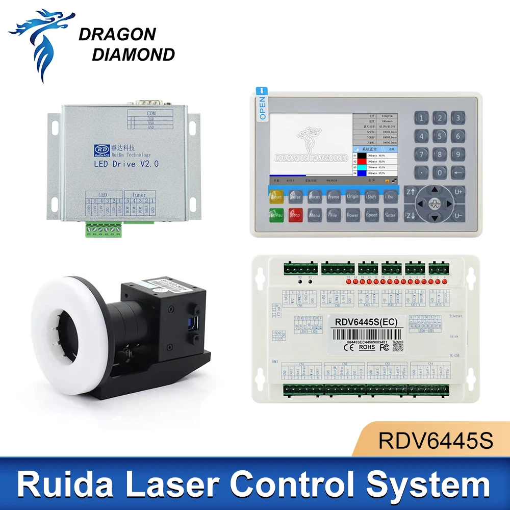 

Ruida RDV6445S RDV6442S CCD Visual Camera RDVision Control System Controller For Co2 Laser Cutting Engraving Machine