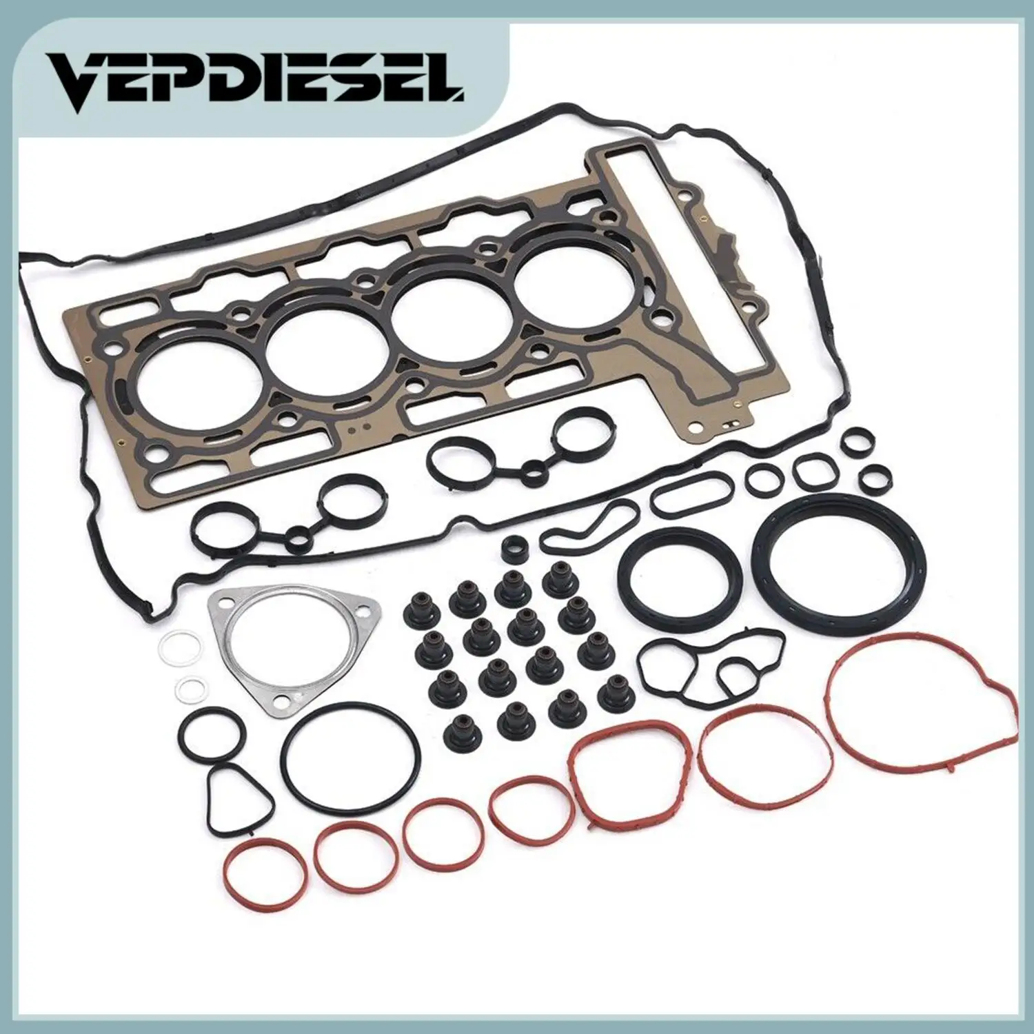 11127586908 Engine Overhaul Gaskets Seals Kit For Mini Clubman S Cooper S Cabrio S JCW R55 R56 R57 N14B16A N14B16C 1.6L