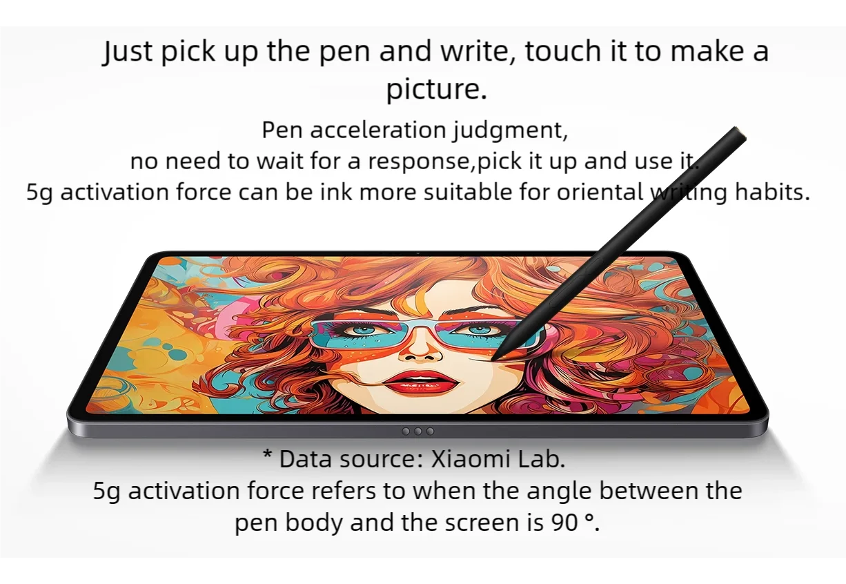 Imagem -04 - Caneta Stylus para Xiaomi Focus Caneta Inteligente para Xiaomi mi Pad Max Draw 14 Screenshot Writing Tablet Screen Touch