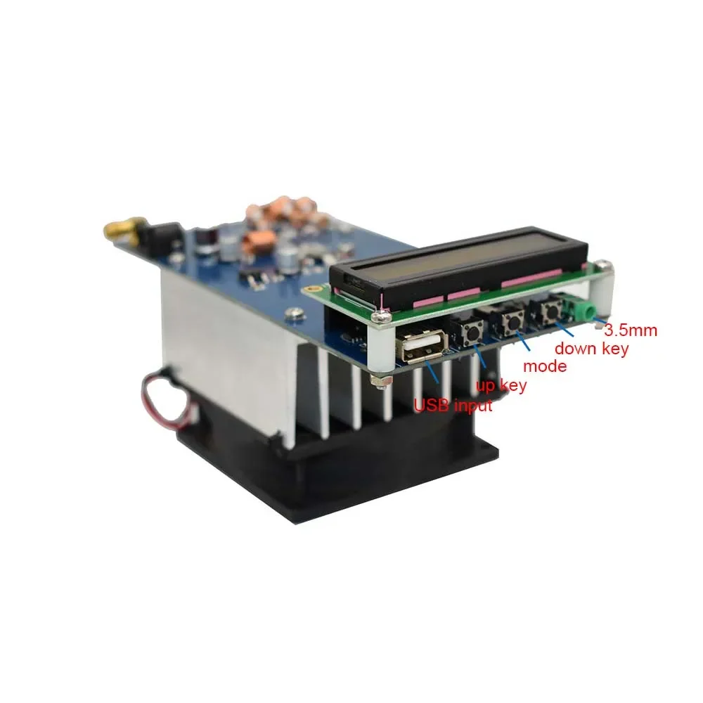 87.5M - 108MHz 50W Maximum up to 70W Stereo RF FM transmitter amplifier with Fan Radio Station module DC 12V 13.8V 10A H4-002