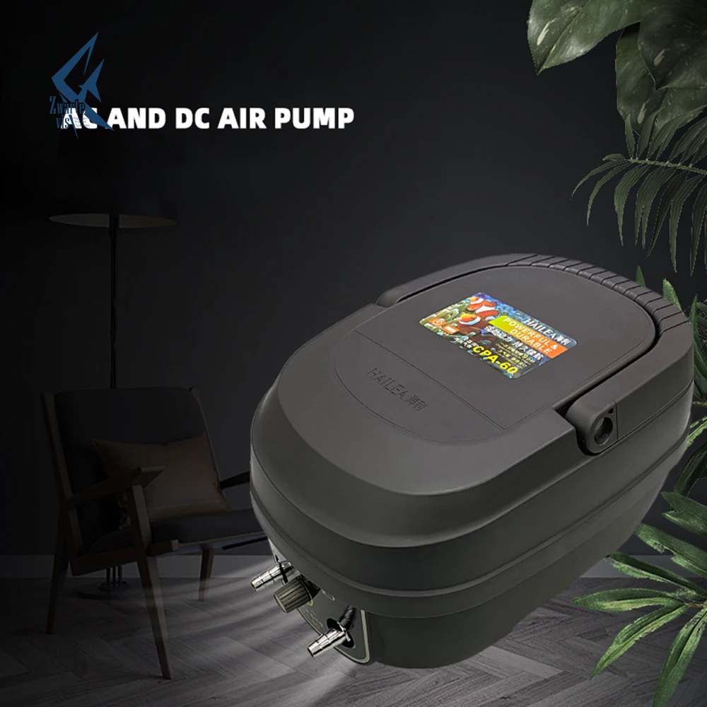 Fish Pond Air Compressor Ac Dc DualPurpose Oxygen Pump Portable Aquarium Air Pump Hailea Fish Tank Oxygen Pump