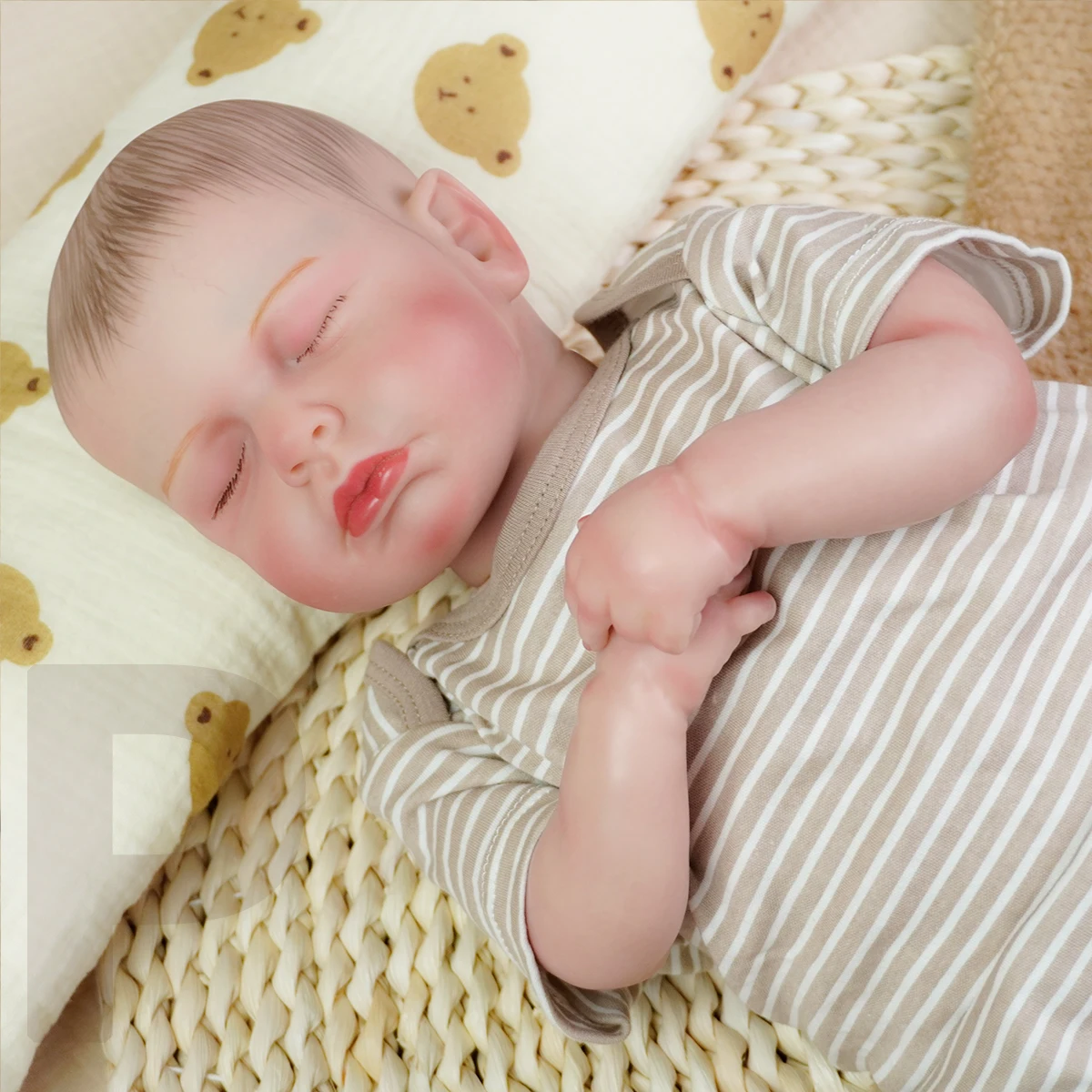

Reborn Baby Doll Boy Realistic Baby Doll Looks Like A Real Newborn Baby Doll Real Life Baby with Soft Weight Body Gift Toy