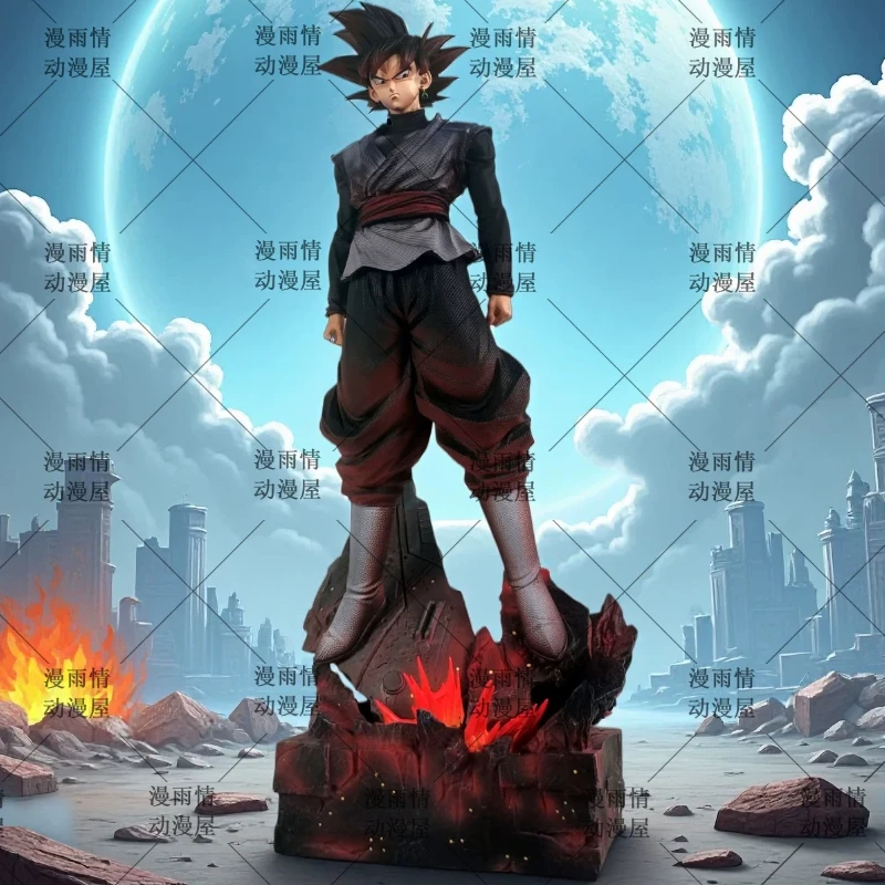 Jt  Goku Black Action Figure Dragon Ball Anime Ornament Desktop Display Pc Case Decoration Collectible Toy Gift