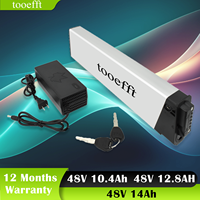 48V 10.4Ah 14Ah Lithium ion Batteries for Paselec PX6 JINGHMA Fiido M21/ M1 Pro  Bezior X500 Pro/M26/X1500/XF200