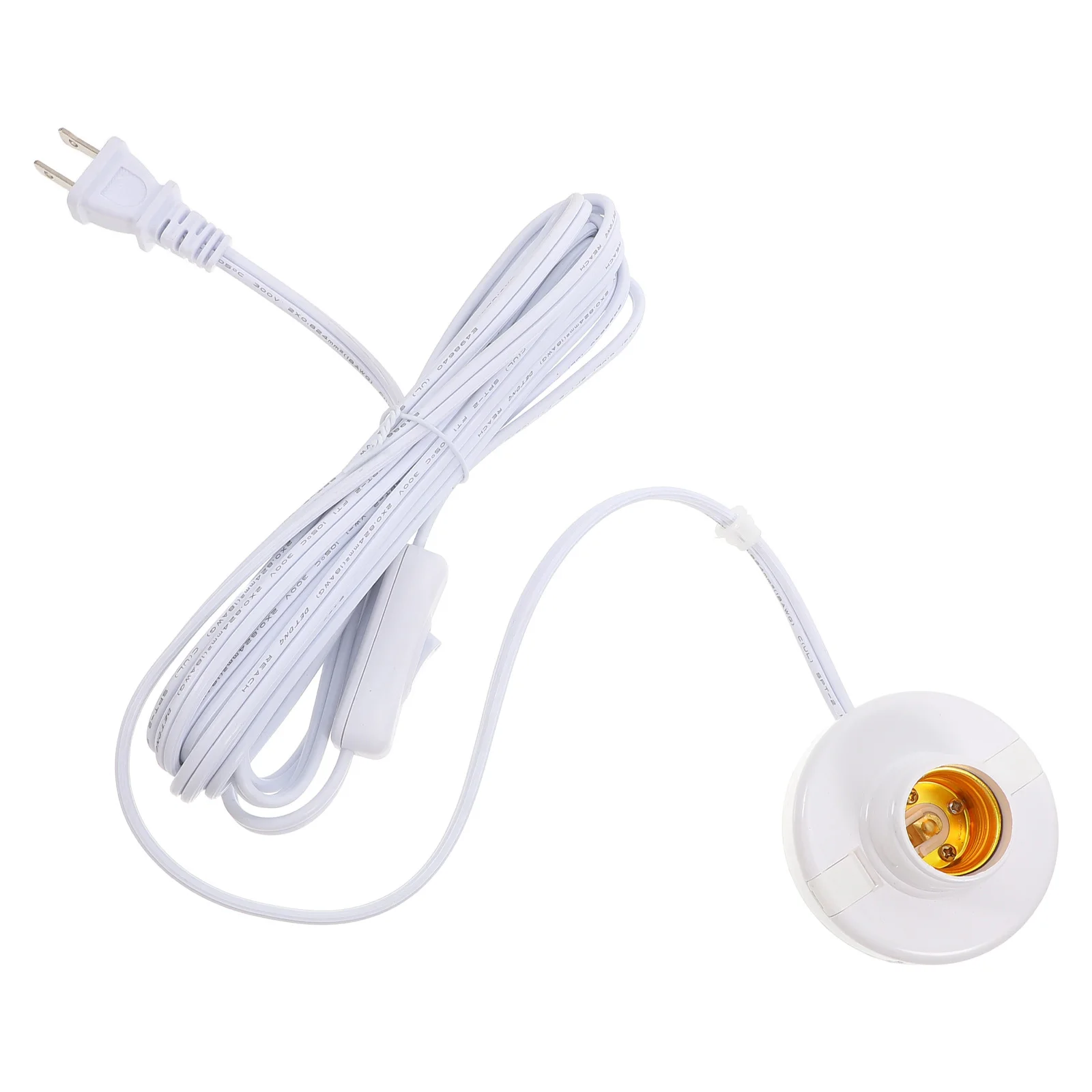 

Light Socket Cord DIY Lamp Kit Light Bulb Cord Plug Hanging Lantern E27 Lamp Base Extension Pendant Adapter Us Plug