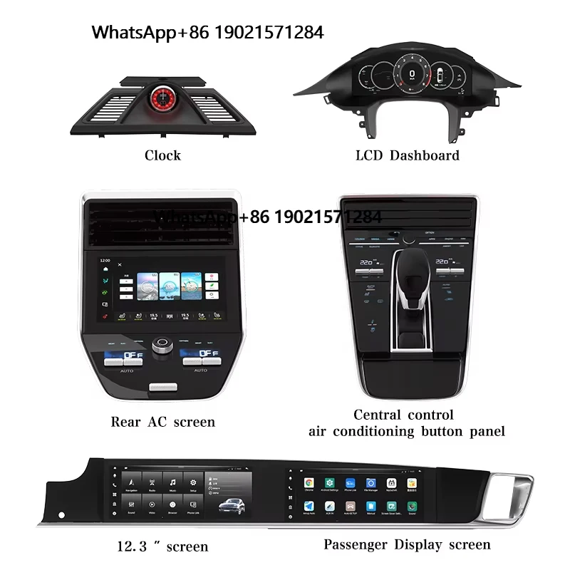 Dla Porsche Panamera 2010-2016 Years 13pcs - One Set System Touch Screen Android 13 Stereo Gps Navigation Dvd Player Radio samochodowe