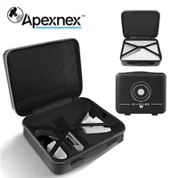 Starlink Mini Case - Estuche rígido de viaje con asa de transporte para acampar al aire libre, automóviles, vehículos recreativos y viajes en barcos - Negro impermeable