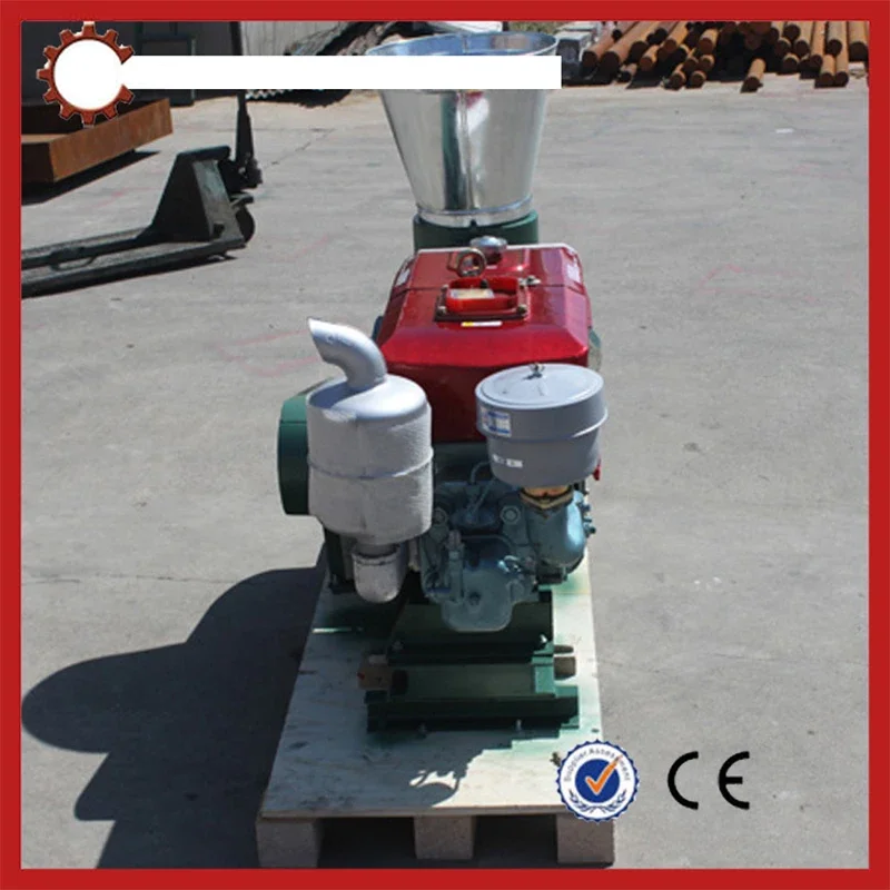 

KL230A Organic Fertilizer Pellet Machine Diesel Engine Power Pellet Machine Biomass Fuel Pellet Machine 300-400KG/H