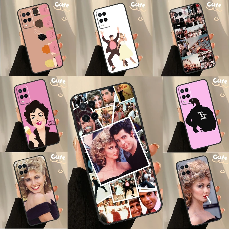 Grease For OPPO A57s A54s A53s A16 A76 A96 A74 A94 A5 A9 A31 A52 A72 A93 A15 A17 A57 A77 A78 Case