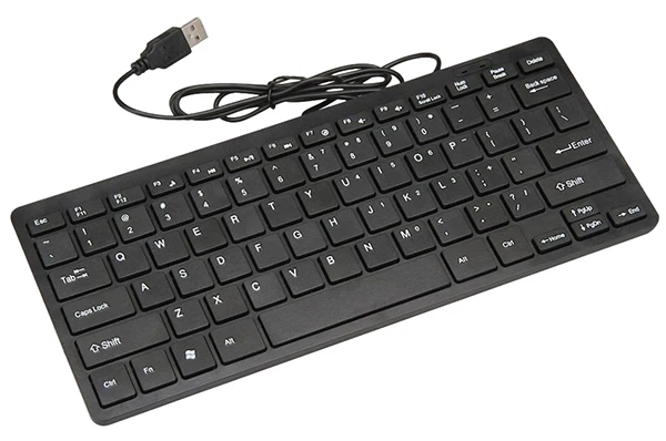 Imagem -02 - Usb Ultra Fino Preto Silencioso Pequeno Tamanho 78 Chaves Mini Multimídia Teclado Usb para Computador Portátil pc com Colorbox 30 Peças Lote