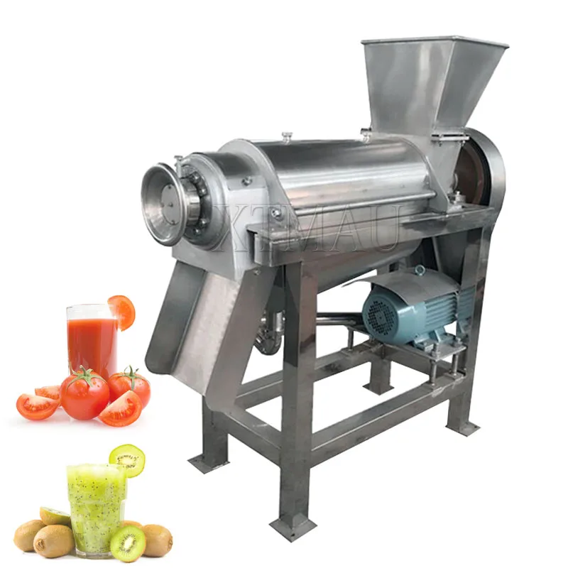 Stainless Steel Industrial Pear Juice Screw Press Spiral Fruit Juicer Mango And Fruit Juice Machine