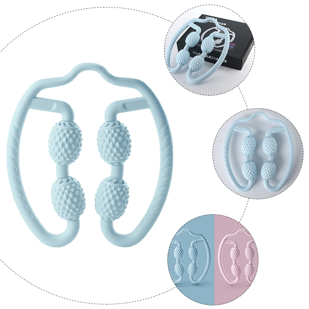 

Leg Massager Roller Stick Muscle Relaxer Durable Ring Yoga Tpe Rolling Relaxation