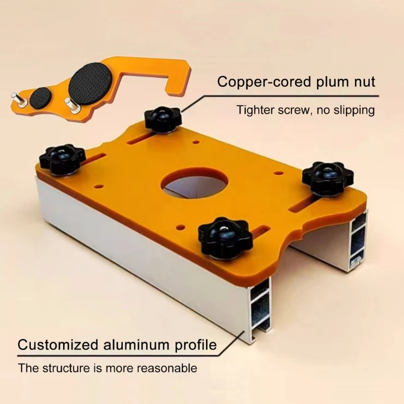 Set base per router legno precisione 2 in 1 Accessori per router portatili Mill Dropship