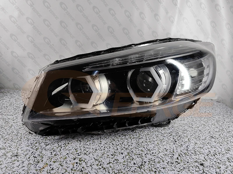 For Kia Sorento UM 2015 2016 2017 2018 2019 2020 Day Light Ultra Bright Dynamic Multi Color RGB LED Angel Eyes Hex Halo Rings - view 4