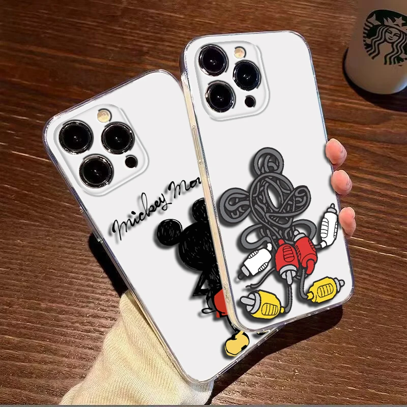 E16 Mickey Minne Soft Case for Infinix Hot 20 20I 10i 10 11 11S NFC 9 Play Note 7 8 8I Zero X NEO