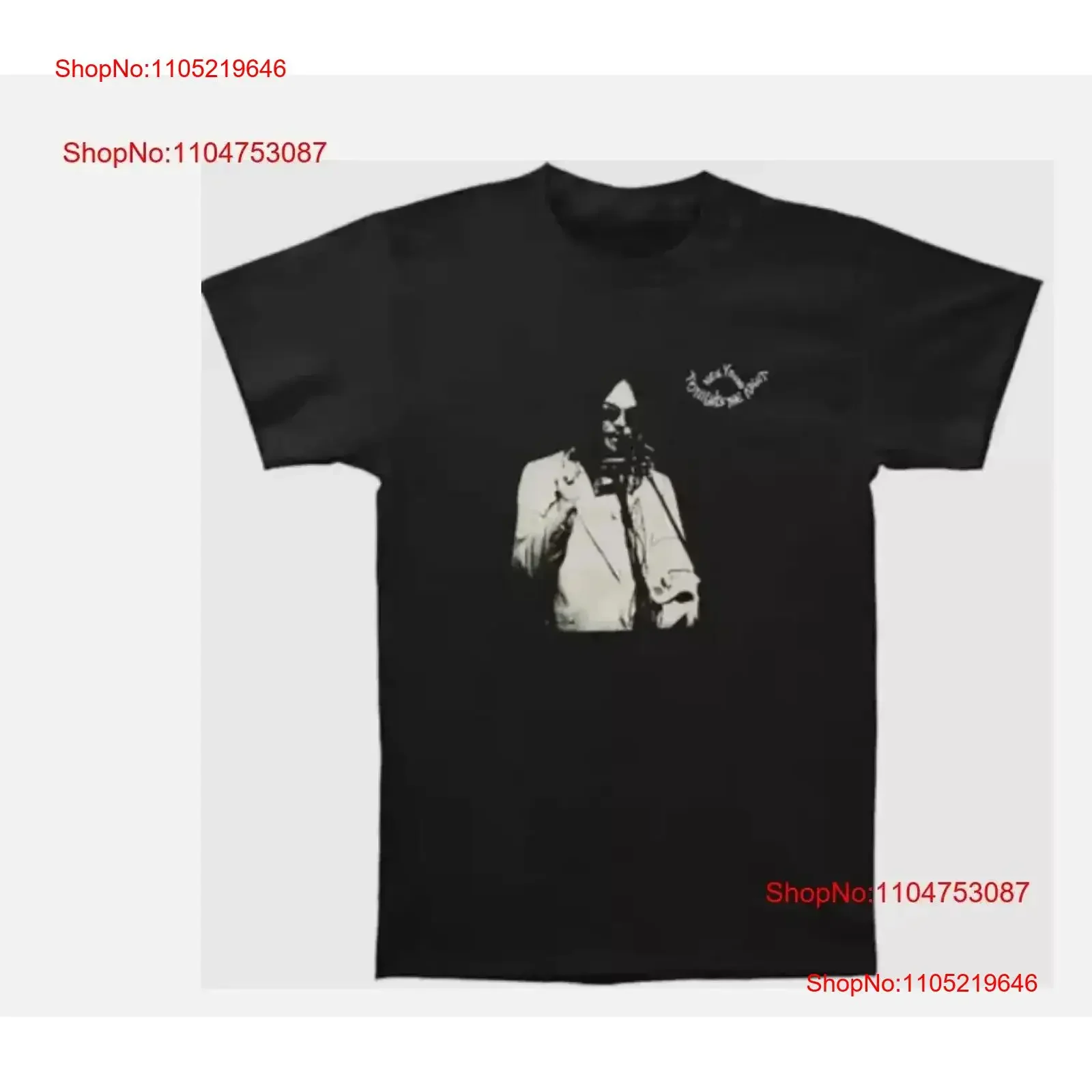 Neil Young Tonight_s The Night New T Shirt DAD gift summer vintage Washed fashion Casual graphic homme Soft designer clothes