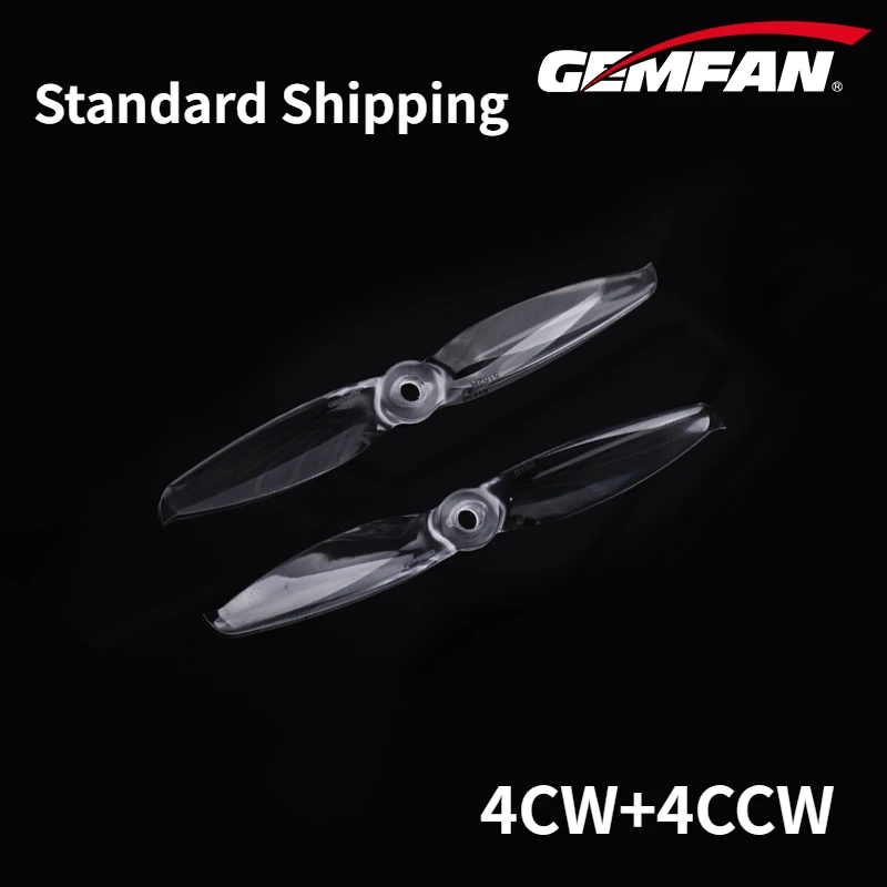 

4Pairs(4CW+4CCW) Gemfan Flash 5152-2 5.1X5.2 2-Blade PC Propeller for RC FPV Freestyle 5inch Drones DIY Parts