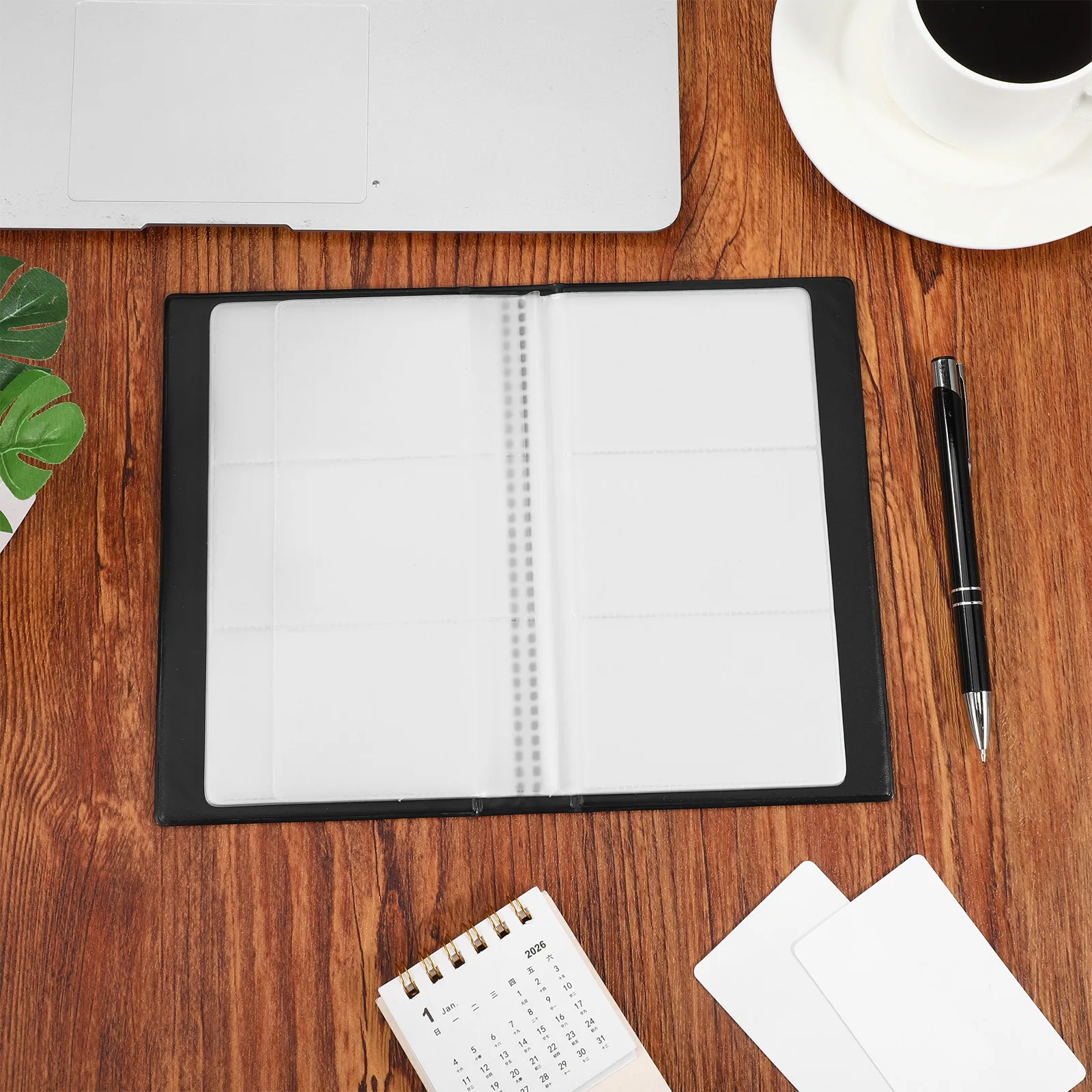 

120pcs 240 Cards Business Card Holder Book Large Capacity Clear Pocket Organizer Portable Credit Card Storage Case For Desk