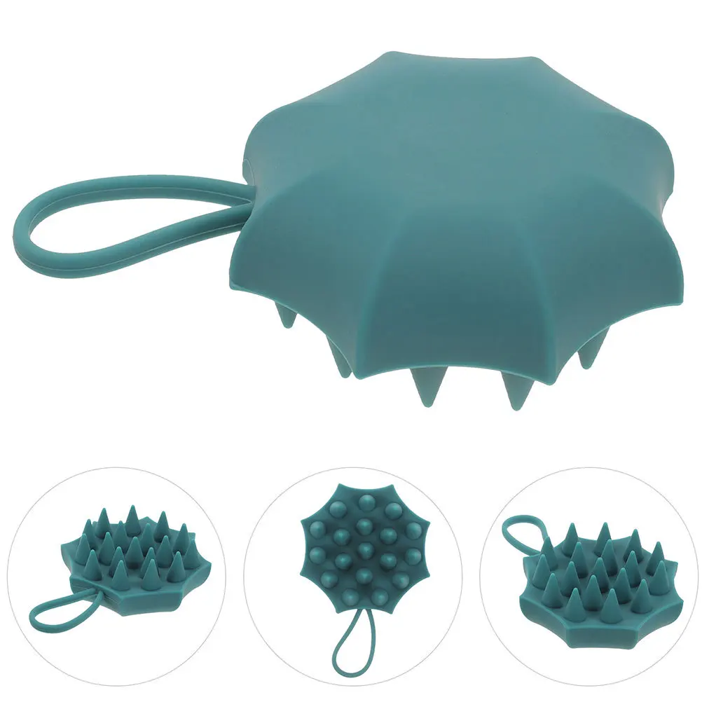 

2Pcs Hair Washing Brush Scalp Scrubber with Soft Silicone Gentle on Scalp Improve Circulation for All Hair Types