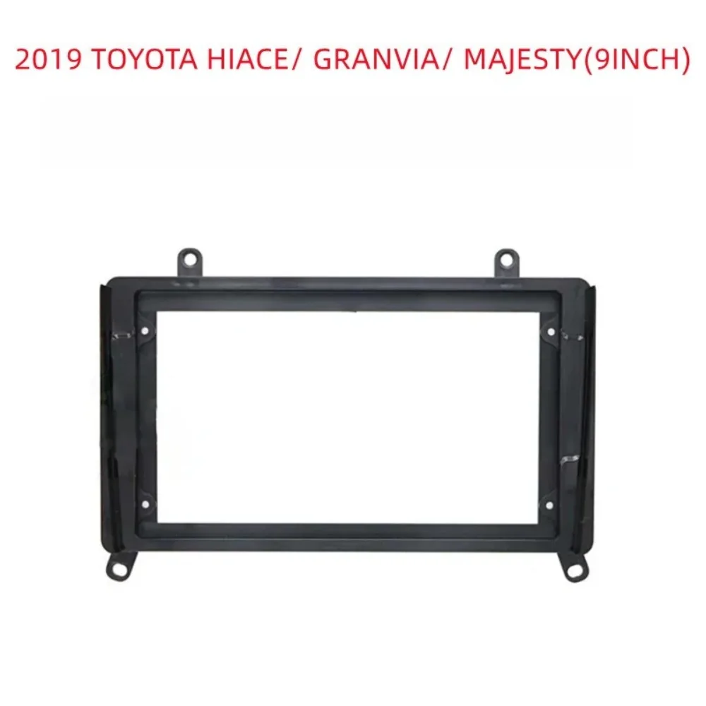 

For2019 TOYOTA HIACE GRANVIA MAJESTY 9''Car Radio Panel Stereo Installation Frame ABS Material No Battery Audio Durable Car Part