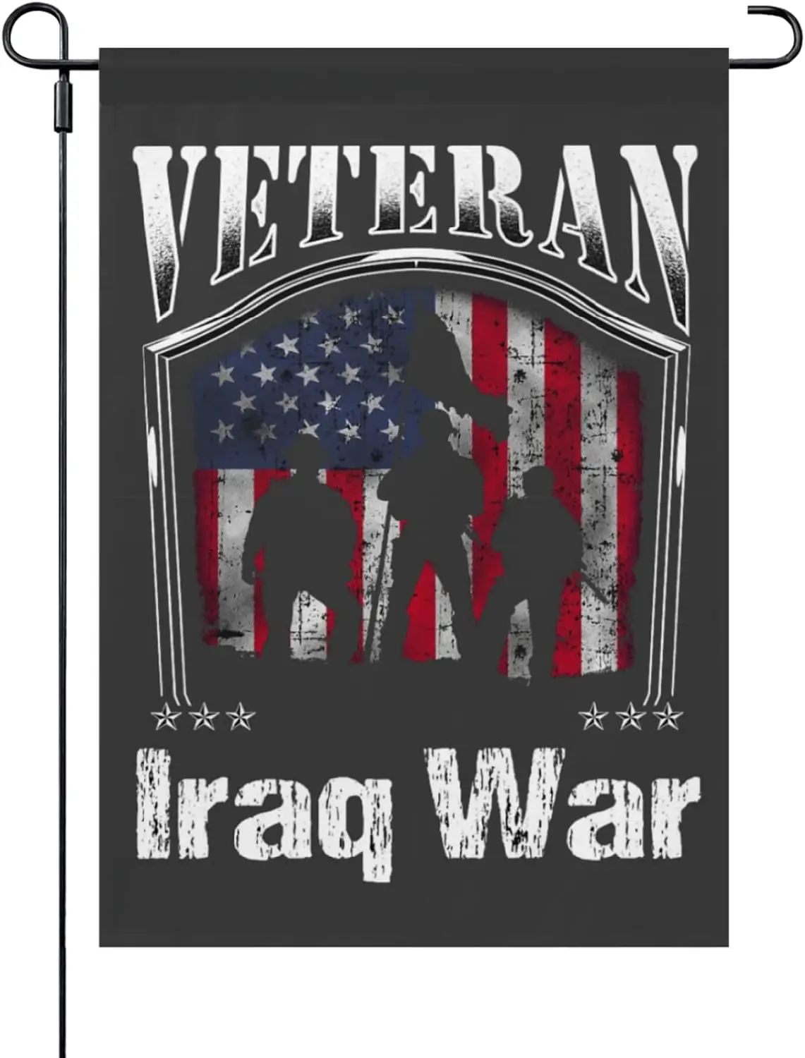 Yard Flags Veteran Iraq War Garden Flags One SizeHumorous Outdoor Flags Outdoor Small Garden Flag One Size Double Sided Yard Dec