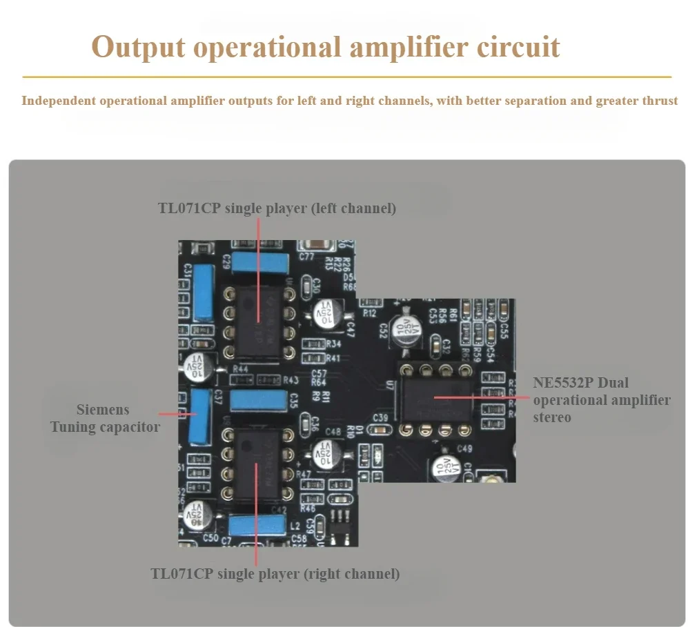 ES9038Q2M デコーディングボード Bluetooth ファイバー同軸デコーディングボードパワーアンプ修正 Bluetooth 5.4 バージョンは LDAC をサポート