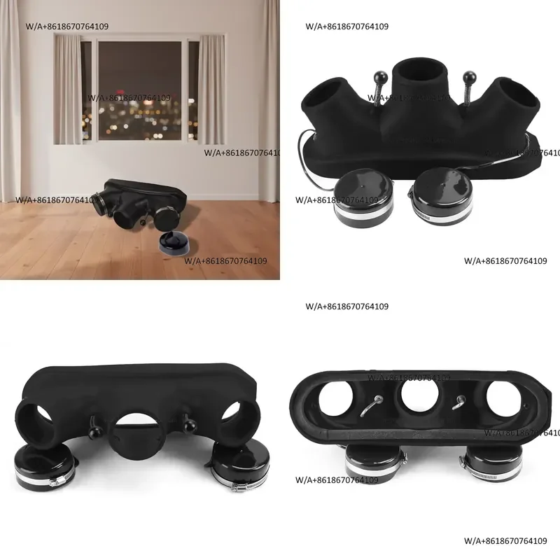 2026 Snout Pipe Adapter Kit Distributor Nozzle Hose Connection 3 Outlets Way for Turbo Carpet Dryer Air Mover Attachment