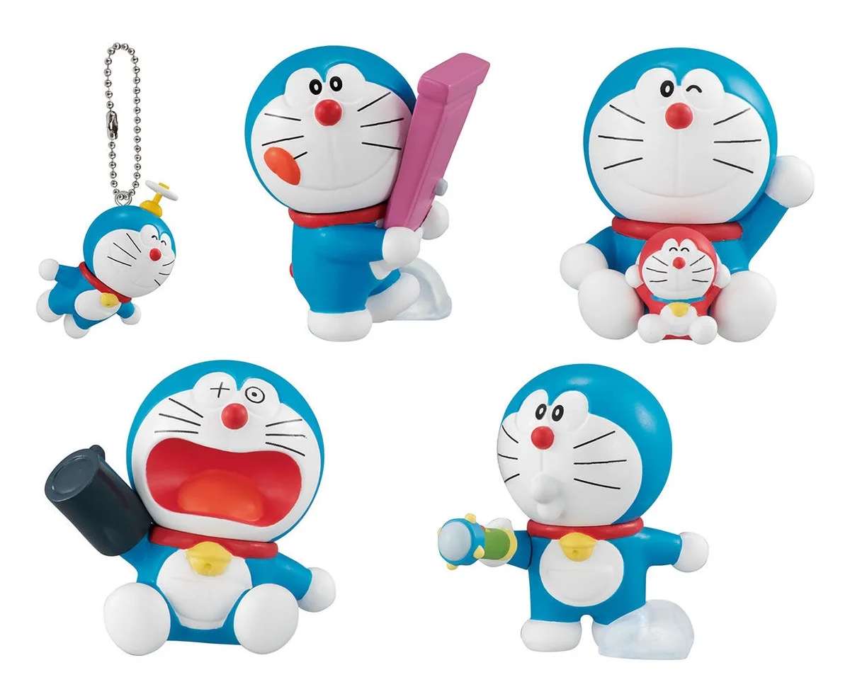 BANDAI Doraemon Action Figures Model Any Door Bamboo Dragonfly Prop Series Gashapon Genuine Collect Ornaments ORIGINAL