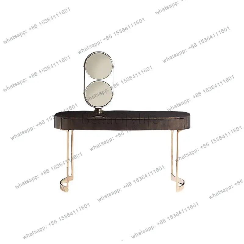 

Italian solid wood dresser light luxury high-end master bedroom dressing table