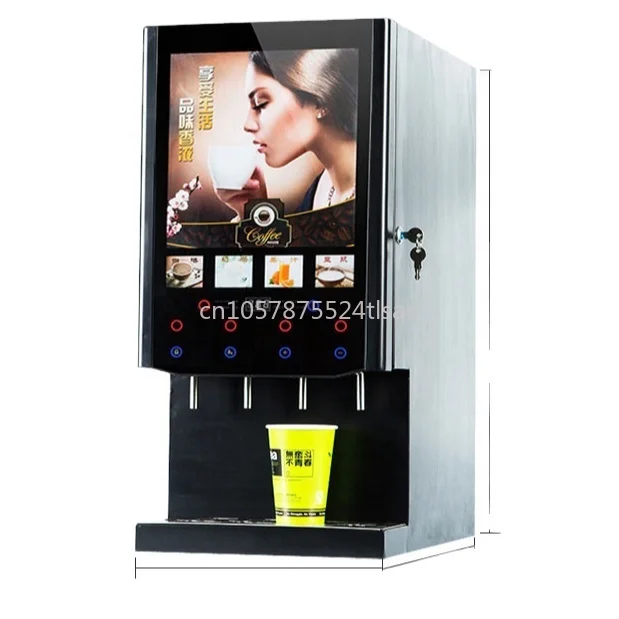 

Commercial automatic instant coffee machine hot and cold multi-functional beverage machine