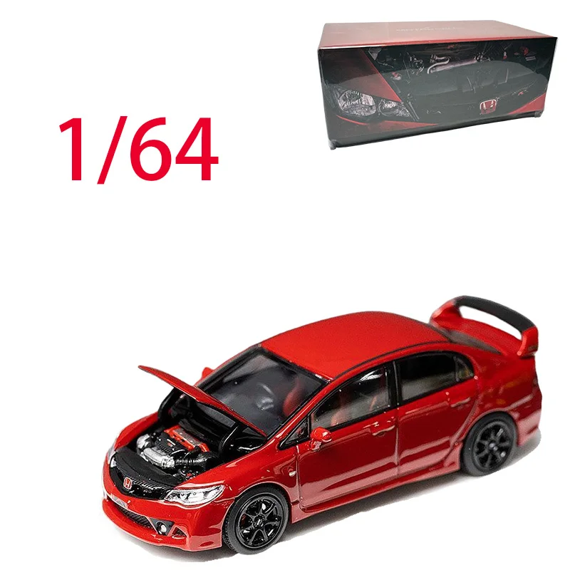 

MH Diecast 1/64 Scale Honda Alloy Car Model Honda Civic Mugen RR Play Vehicles Toys for Boys Original Box Collection