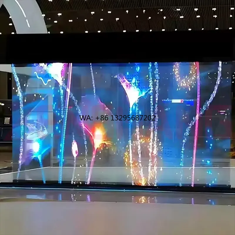 

Transparent Flexible LED Display Screen Glass Panels Outdoor Digital Signage Advertising Material